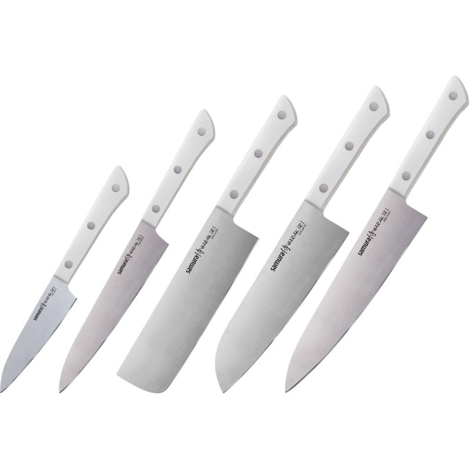 Набор из 5-ти ножей SAMURA HARAKIRI SHR-0250W/K